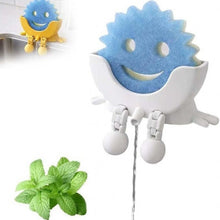 Load image into Gallery viewer, Cute Smiling Sponge Holder With Drainage