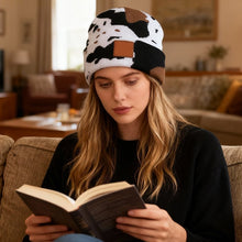 Load image into Gallery viewer, Unisex Cow Print Watch Cap