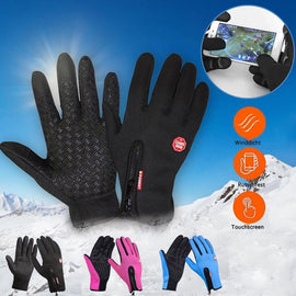 Winter gloves – windproof, waterproof, non-slip & touchscreen compatible (with optional USB heating function)
