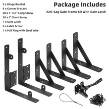 Load image into Gallery viewer, Sakerplus Heavy Duty Gate Brace Kit