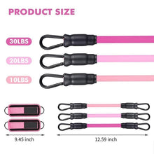 Load image into Gallery viewer, Ankle Resistance Band Set for Leg and Hip Training