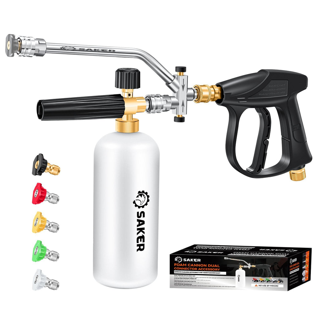 Sakerplus Foam Cannon Dual Connector Accessory