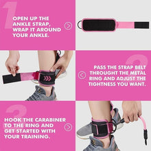 Load image into Gallery viewer, Ankle Resistance Band Set for Leg and Hip Training