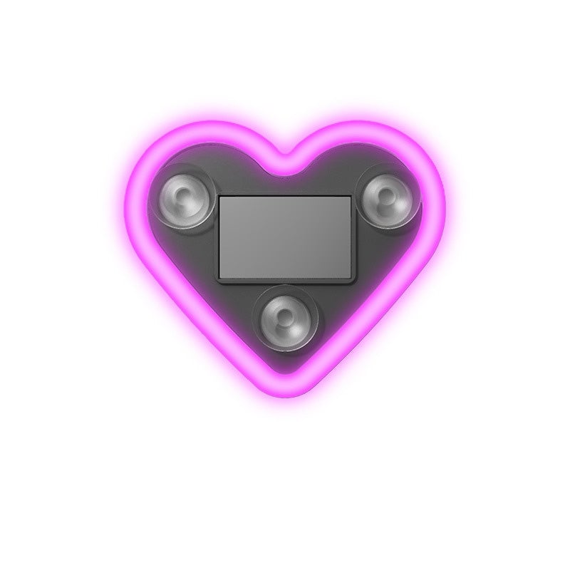Solar Heart LED Car Ambient Light