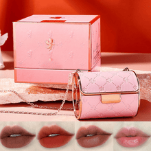 Load image into Gallery viewer, Velvet Matte Lipstick Set With Chain Bag