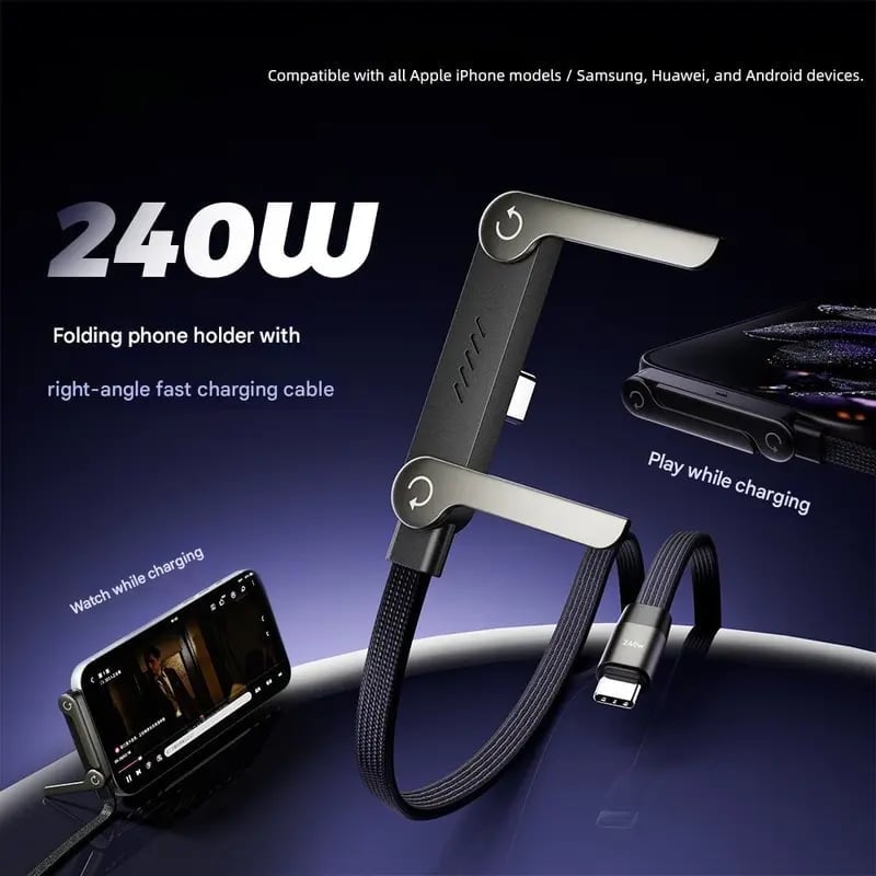 Elbow Fast Charging Data Cable