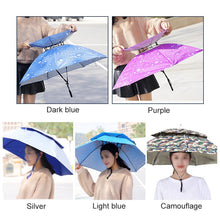 Load image into Gallery viewer, Outdoor Double Layer Umbrella Hat
