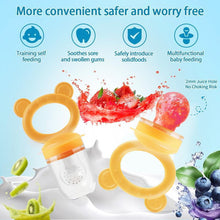 Load image into Gallery viewer, Baby Food Fruit Feeder &amp; Breastmilk Popsicle Mold Set