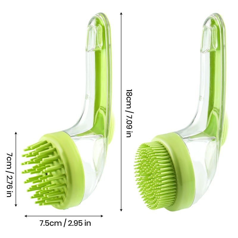New 2 in 1 Pet Bath and Grooming Brush