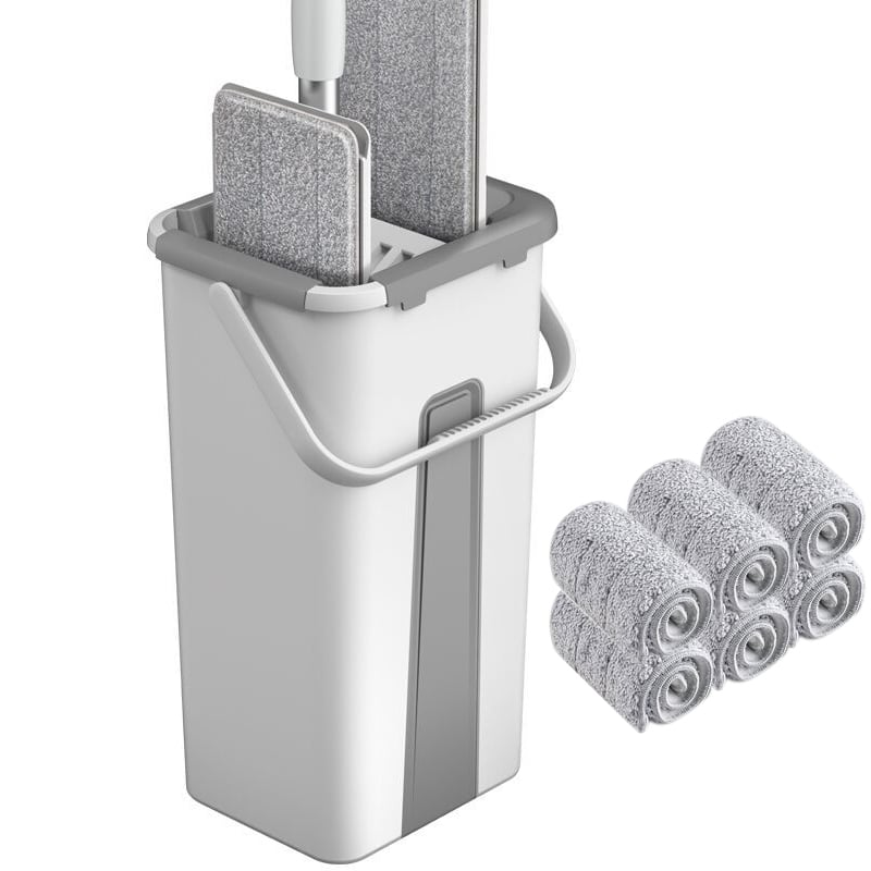 Mop and bucket set with wringer