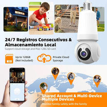 Load image into Gallery viewer, Outdoor Light Bulb Security Camera