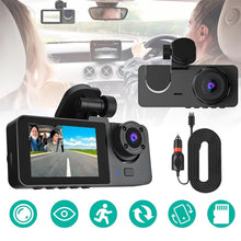 Load image into Gallery viewer, HD triple-lens driving recorder
