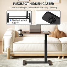 Load image into Gallery viewer, Hidden Casters Adjustable Bedside Table
