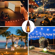 Load image into Gallery viewer, Solar Flickering Flame String Lights