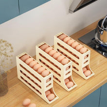 Load image into Gallery viewer, 4-Tier Sliding Egg Storage Box