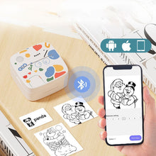 Load image into Gallery viewer, Mini Wireless Bluetooth Label Printer