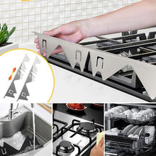 Load image into Gallery viewer, Retractable Stainless Steel Stove Gap Covers 1 Pack(2pcs)