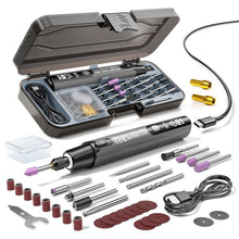 Load image into Gallery viewer, Mini Electric Rotary Tool Set with LED Light &amp; Digital Display