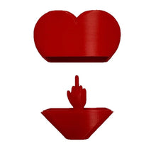 Load image into Gallery viewer, Valentine's Day Middle Finger Heart Prank Gift
