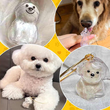 Load image into Gallery viewer, A cute puppy-shaped fur storage keychain
