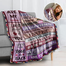 Load image into Gallery viewer, To My Wife Blanket – Romantic Gift from Husband