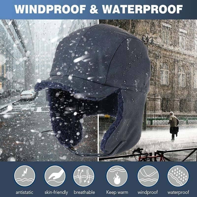 Sakerplus® Unisex windproof & warm & ear protection & face protection hat