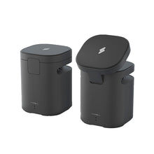 Load image into Gallery viewer, 3-in-1 Magnetic Wireless Speaker &amp; Dual Charger with Adjustable Stand
