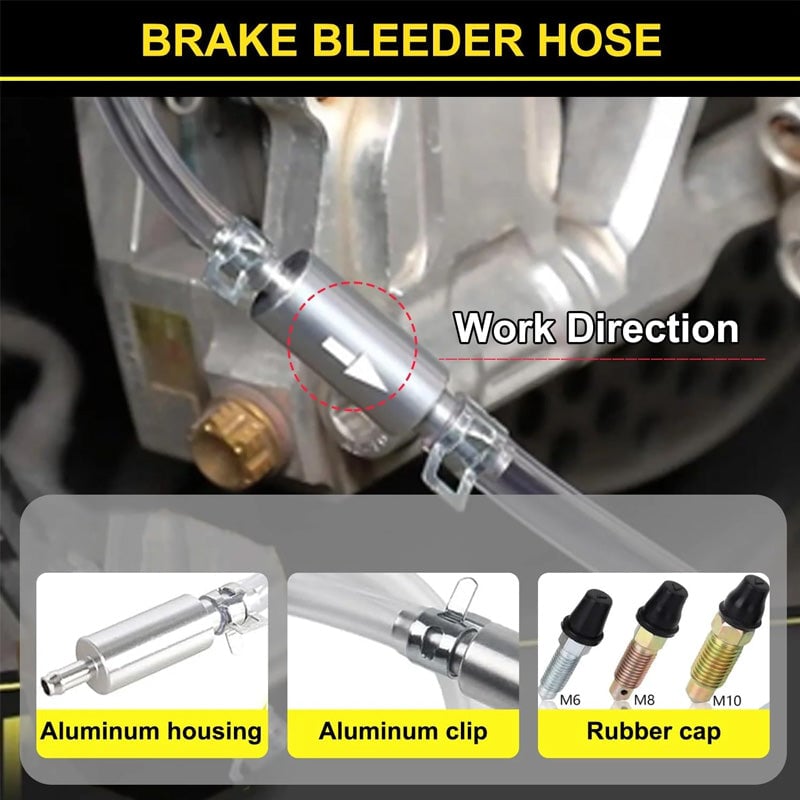 One Way Check Valve Tube Bleeding Tool Kit