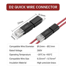 Load image into Gallery viewer, Double-wire Push-in Connector with Locking Buckle