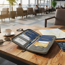 Load image into Gallery viewer, RFID Blocking Travel Passport Wallet