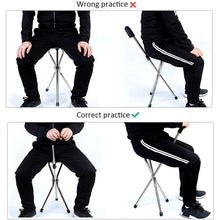 Load image into Gallery viewer, Foldable Walking Stick Chair