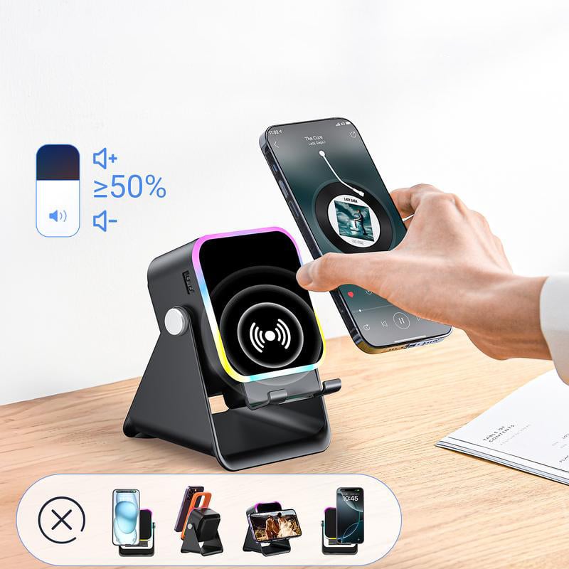 Wireless Induction Audio Speaker Stand