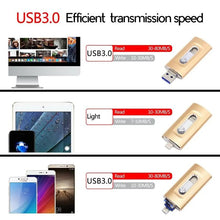 Load image into Gallery viewer, 3 in 1 Portable High Speed USB 3.0 Memory Storage