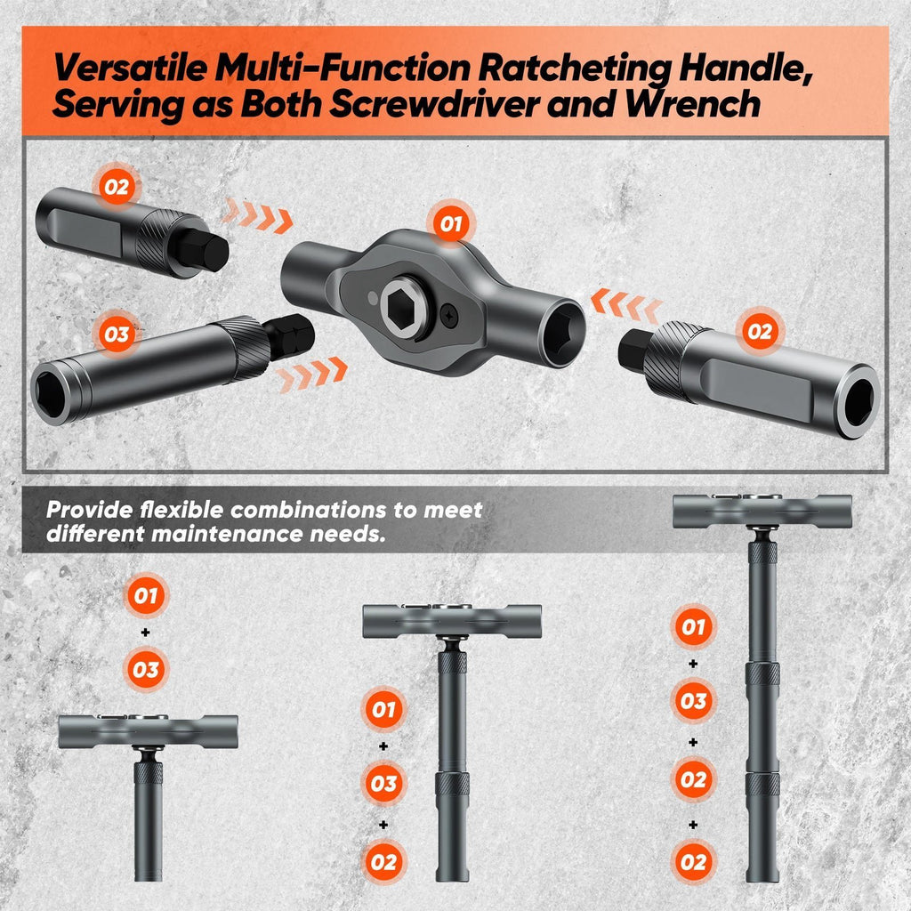 Ratchet 24-in-1 Screwdriver Set