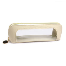 Load image into Gallery viewer, Portable Transparent Window Storage Bag (Yellow + Pink + Off White)
