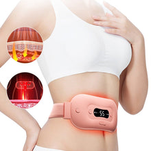 Load image into Gallery viewer, Women Menstruation Vibration Belly Massage Hot Compress
