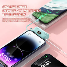 Load image into Gallery viewer, Mini Portable Charger with Built-in Cable
