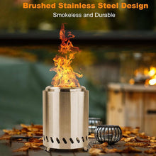 Load image into Gallery viewer, Portable Smokeless Tabletop Firepit