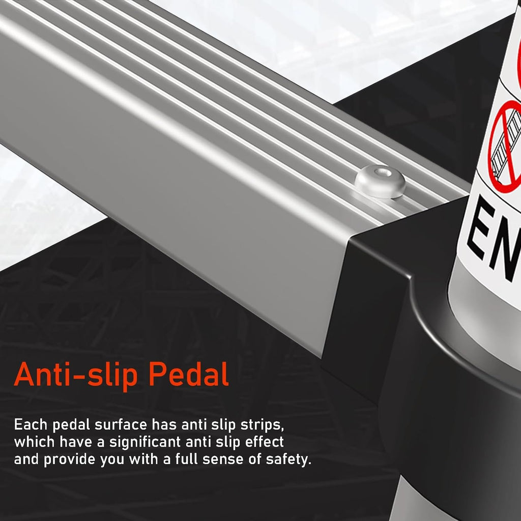 Sakerplus Portable Collapsible Extension Ladder