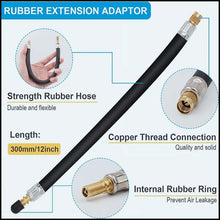 Load image into Gallery viewer, Universal Flexible Tire Valve Extenders