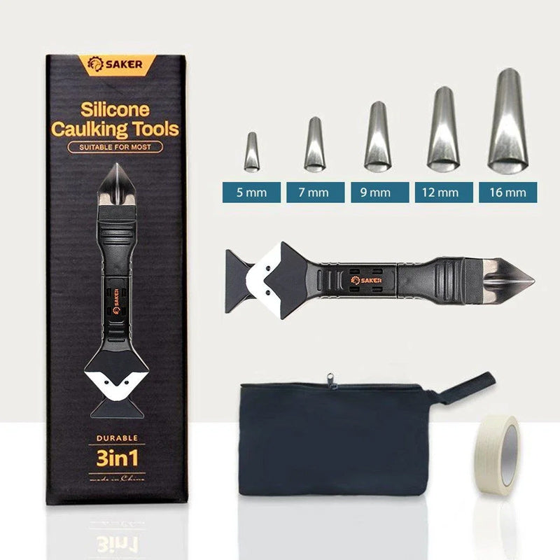 Professional Sealant Finishing Kit for Home Improvement - Silicone Caulking Tools