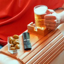 Load image into Gallery viewer, Bamboo Couch Cup Holder