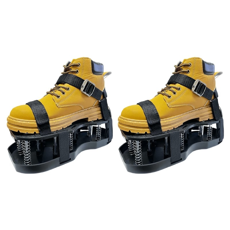 Adjustable Lawn Aerator Shoes with Heavy-Duty Spikes for Easy Turf Aeration