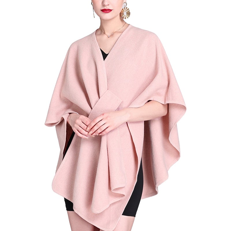 Women's Solid Color Cape Shawl