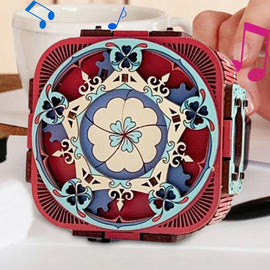 SAKER DIY Wooden Music Box