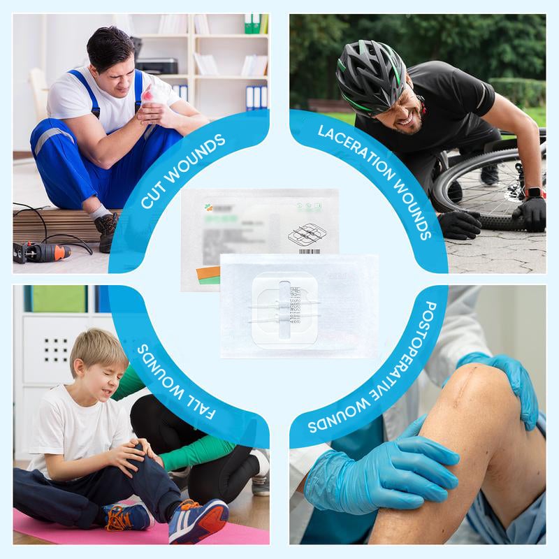 Portable Wound Protection Injury Healing for Outdoor Use Easy (2-strapsx2 pcs/box)