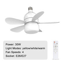 Load image into Gallery viewer, Ceiling Fan with Remote &amp; LED Light