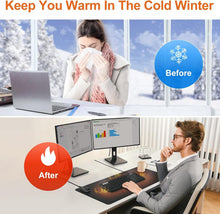 Load image into Gallery viewer, Large Heated Mouse Pad with Adjustable Heat Levels