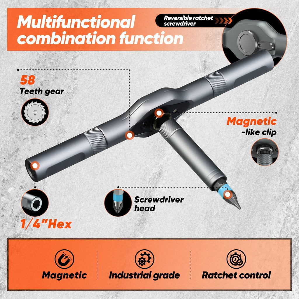Ratchet 24-in-1 Screwdriver Set