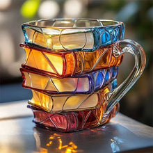 Load image into Gallery viewer, Hand-painted Book Coffee Cup